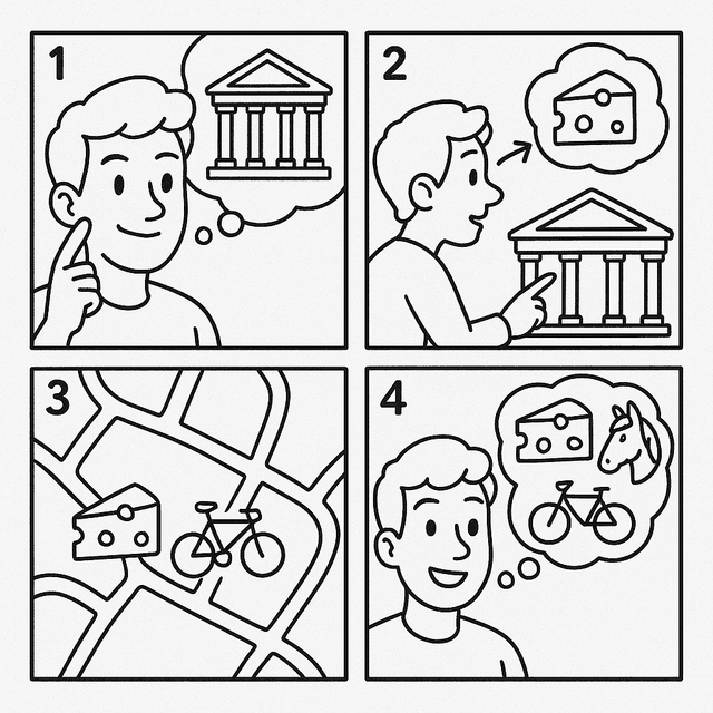 Ilustración del método Loci